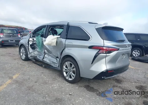 2022 Toyota Sienna Platinum из США, поврежденный, VIN 5TDERKEC8NS089685